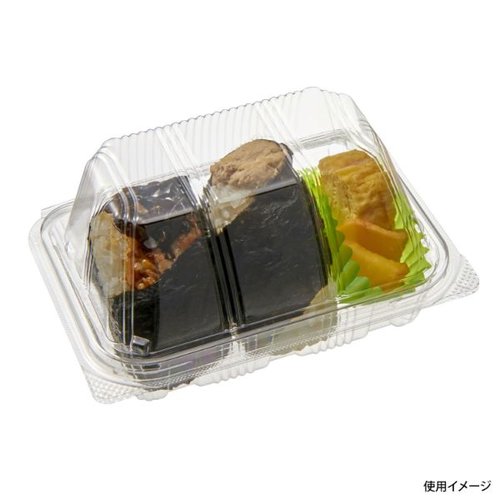 フードパック パノラック OG 100-3 中央化学 [バラ販売] 透明な容器に入ったパッケージが正面から見える状態