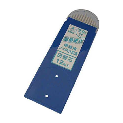 ﾉｯｸ式鉛筆替え芯 白 1ﾊﾟｯｸ(12本)画像