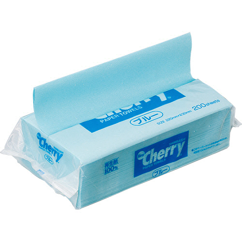 ﾍﾟｰﾊﾟｰﾀｵﾙ ﾆｭｰﾁｪﾘｰ ﾌﾞﾙｰ ﾚｷﾞｭﾗｰ 200枚/ﾊﾟｯｸ 1ｾｯﾄ(35ﾊﾟｯｸ)画像