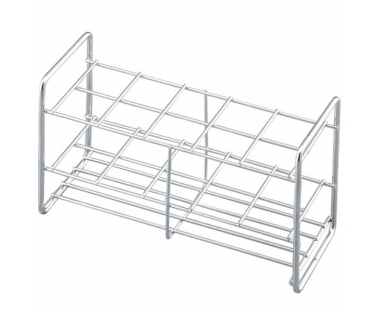 ステンレス試験管立　配列：2×5　サイズ：□32mm画像