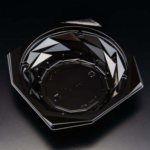 透明カップ バイオ キラカク 15-45B 黒 リスパック画像