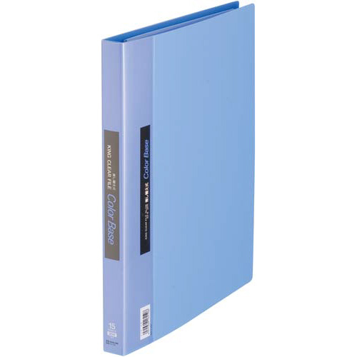 カラーベース差替式青Ａ４縦背幅２５ｍｍ３０穴画像