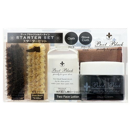 ﾌﾞｰﾄﾌﾞﾗｯｸｼﾙﾊﾞｰﾗｲﾝ 靴磨き ｽﾀｰﾀｰｾｯﾄ ﾌﾞﾗｯｸ 1個画像