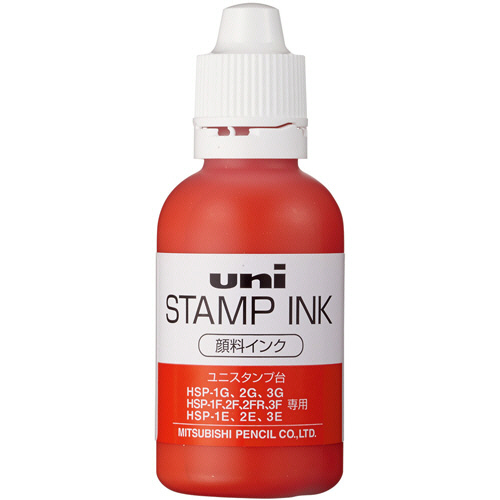 uniｽﾀﾝﾌﾟ台専用補充ｲﾝｸ 赤 1個画像