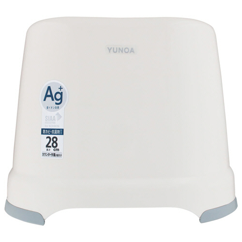 ﾕﾉｱ 風呂いす 28cm ﾎﾜｲﾄ 1個