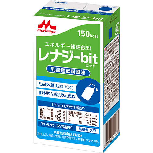 ﾚﾅｼﾞｰbit 乳酸菌飲料風味 150kcal 125ml 1ｾｯﾄ(24本)画像