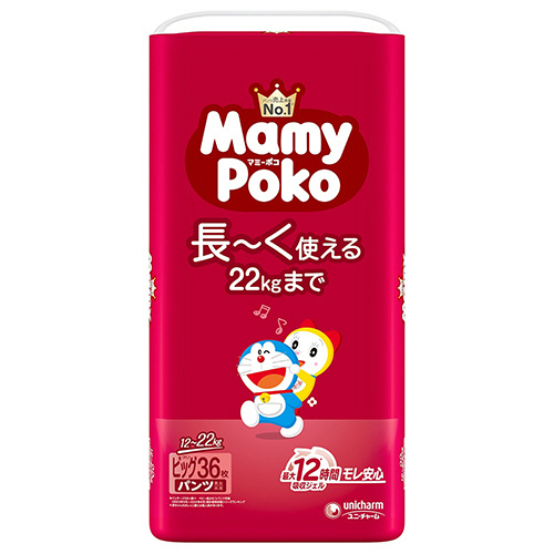 ﾏﾐｰﾎﾟｺﾊﾟﾝﾂ ﾄﾞﾗえもん ﾋﾞｯｸﾞ 1ｾｯﾄ(144枚:36枚×4ﾊﾟｯｸ)画像