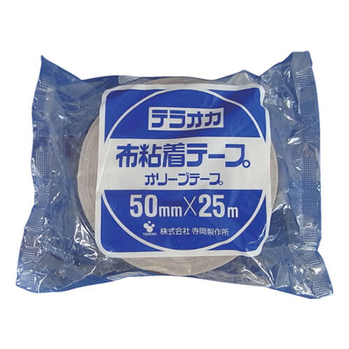 寺岡製作所 カラーオリーブテープ No.145 茶 50mm×25m 145BR50X25画像