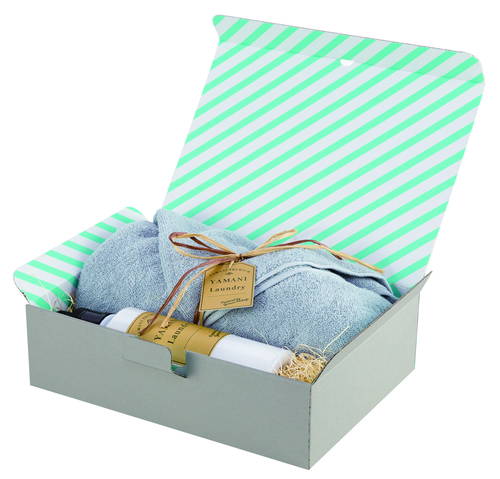 ギフトボックス ハイグレー L ミントブルー画像