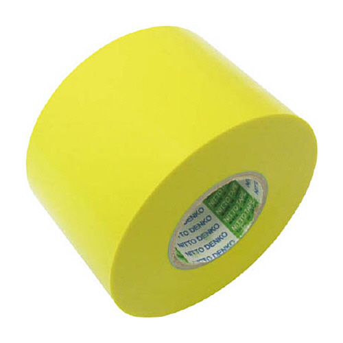 日東 脱鉛ﾀｲﾌﾟﾋﾞﾆｰﾙﾃｰﾌﾟNo.21 50mm×20m 黄 1ﾊﾟｯｸ(4巻)画像