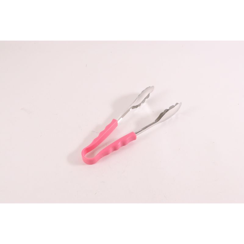 カラー万能トングPP柄 小 ピンク 大泉合成画像