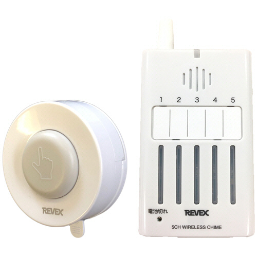 ﾘｰﾍﾞｯｸｽ 防水型5ヵ所携帯呼び出しﾁｬｲﾑｾｯﾄ 1台画像