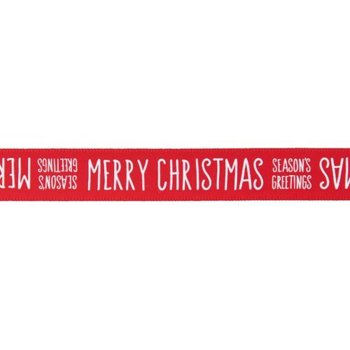 クリスマスレタープリント サテンリボン-1/レッド(1巻) ヘッズ画像