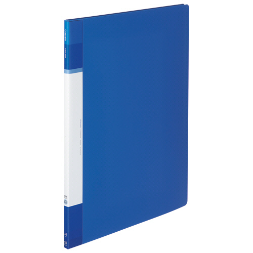 ｸﾘﾔｰﾌﾞｯｸ(Glassele) 固定式･背ﾎﾟｹｯﾄ A3ﾀﾃ 20ﾎﾟｹｯﾄ 背幅12-26mm ﾌﾞﾙｰ 1冊画像