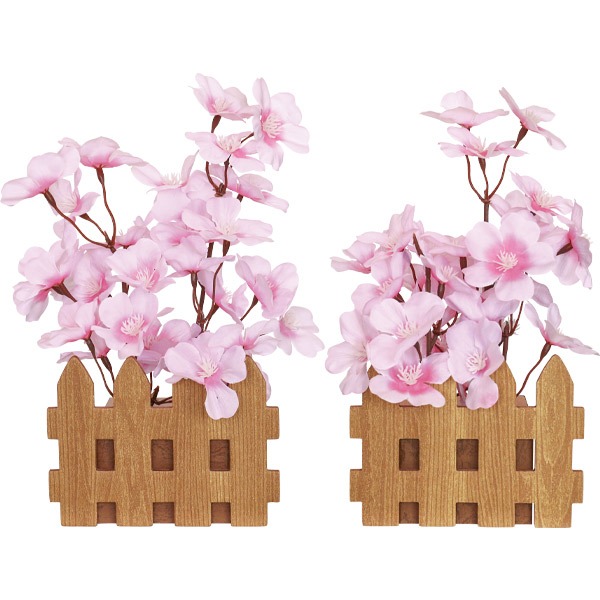 桜垣根スタンドセット画像