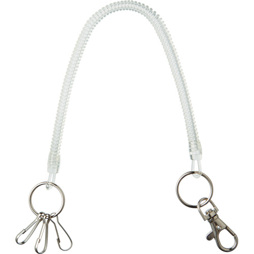 ｽﾊﾟｲﾗﾙｷｰﾁｪｰﾝ ｷｰﾌｯｸ3個付 1個画像