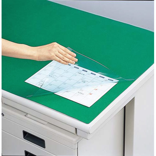 デスクマット軟質非転写下敷付１０４７Ｘ７１７ｍｍ画像