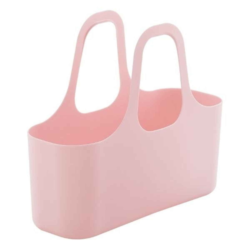 ランドリーバスケット ボルカ バスケット ミニ プレーン 洗濯カゴ モイスピンク画像
