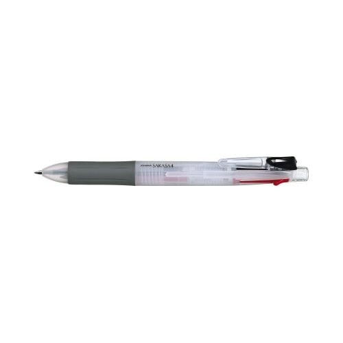 多色ボールペン　サラサ４　０．５ｍｍ　白軸