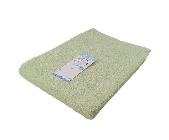 バスタオル テラカラー 60×120cm GREEN 1セット（10枚入）画像