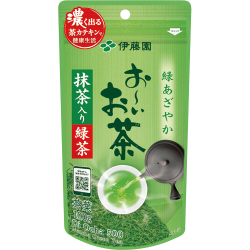 おーいお茶 抹茶入り緑茶 100g 1ｾｯﾄ(3袋)画像