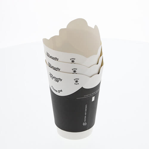 テイクアウトやパッケージに！アイルランド発の紙製バタフライカップ