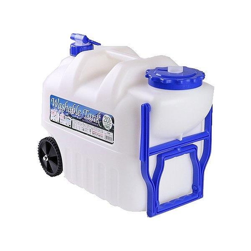 ウォータータンク キャスター付き 20L コック付き画像