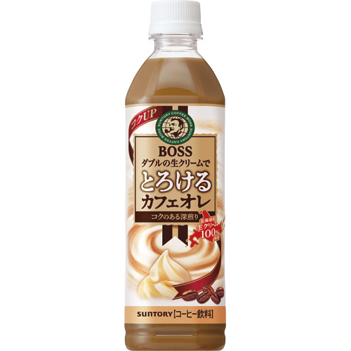 ﾎﾞｽ とろけるｶﾌｪｵﾚ 500ml ﾍﾟｯﾄﾎﾞﾄﾙ 1ｹｰｽ(24本)画像