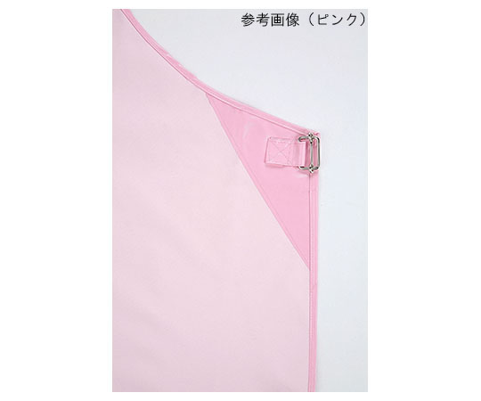 マイティクロス（R）エプロン　胸当て　たすき掛け　ピンク　L 前面から見ると、胸当て部分がしっかりとした作りで、背面でクロスしているデザイン。