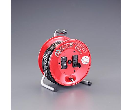 AC125V/15A/20m コードリール(温度センサー付)