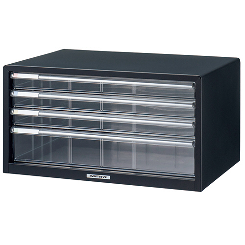 ｱﾊﾞﾝﾃV2 ﾚﾀｰｹｰｽ A3ﾖｺ 浅3段･深1段 ｸﾛ 1台画像