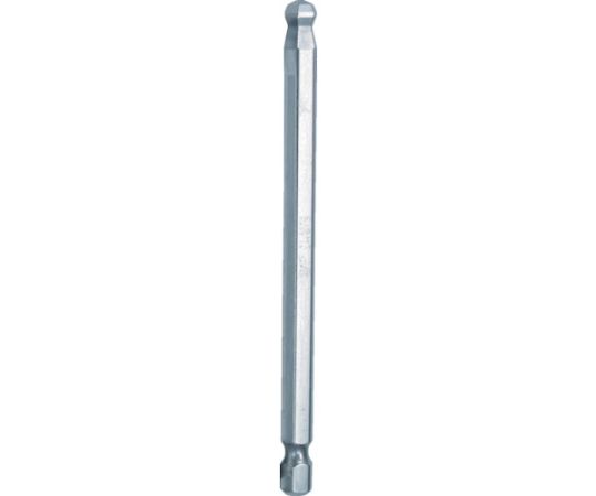 六角棒ビット　テーパーヘッド　対辺6.35mm　溝9mm　単品　対辺寸法6.0mm画像