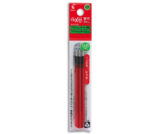 フリクションボール3用替芯　レッド　3本/袋×10袋入