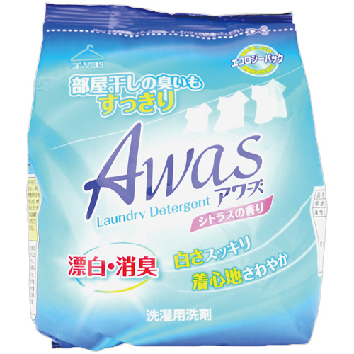 衣料用粉末洗剤 ｱﾜｰｽﾞ ｴｺﾊﾟｯｸ 800g 1個画像