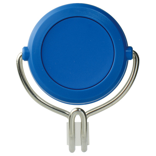 超強力ﾏｸﾞﾈｯﾄﾌｯｸ 大 耐荷重約7kg 青 1個画像