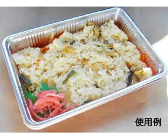 HS-6 蓋 1ケース（1200枚入） 透明なプラスチック製の蓋が整然と並んでいる状態