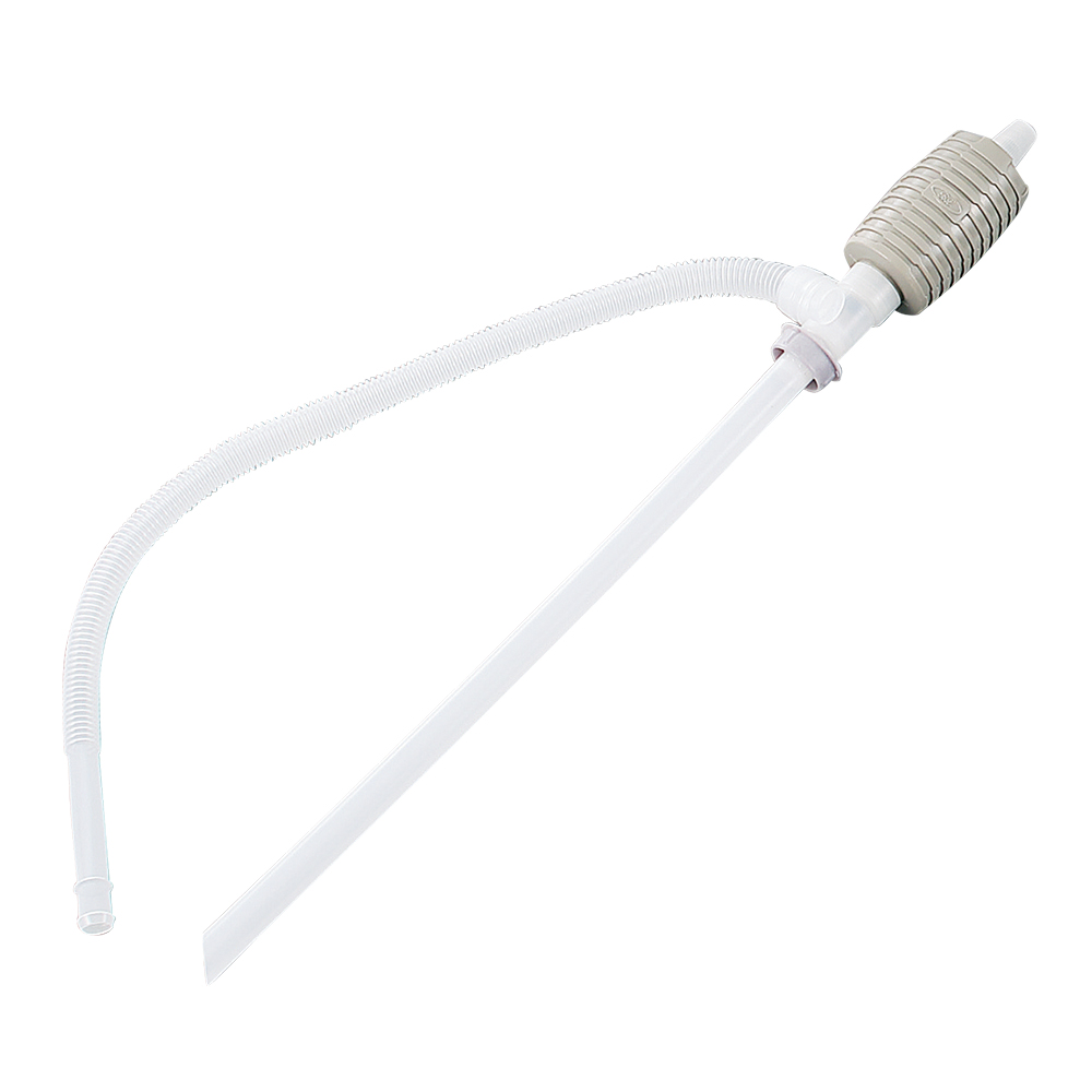 サイフォンポンプ（カラフルポンプ）グレー　10本セット　手動給油ポンプ／シュポシュポ型・液体識別カラー仕様