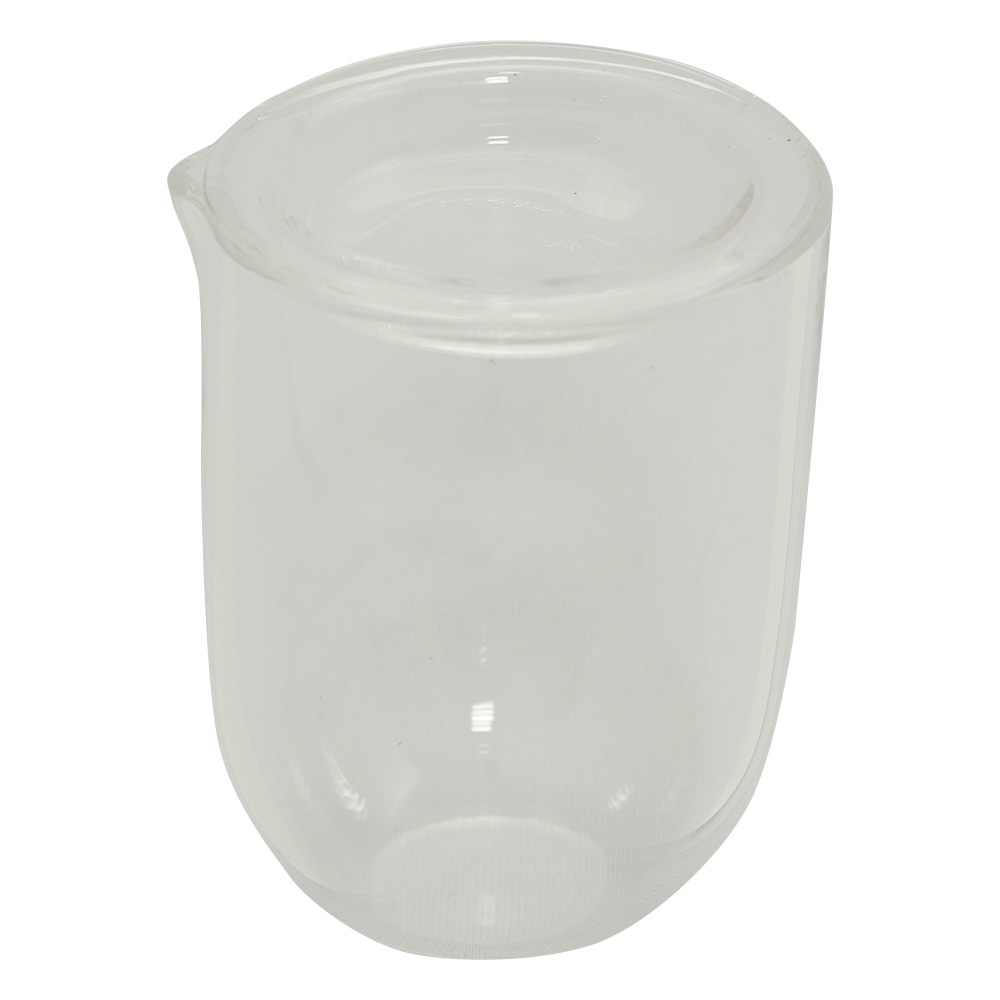 石英ルツボ（白金るつぼ型・フタ付き）　30mL画像