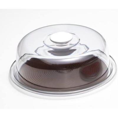 製菓・製パン用品 MT-1192 クリアラブリーハット 丸ケーキ大 ブラウン画像