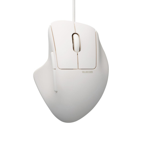 有線マウス　静音　７ボタン　Ｓサイズ　ホワイト