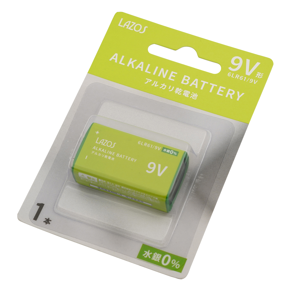 アルカリ乾電池　9V形　1個入画像