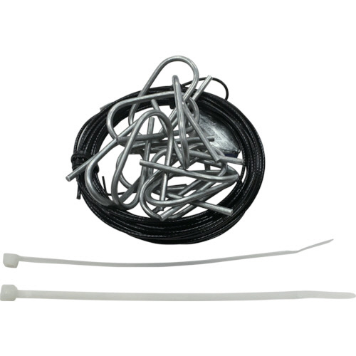 金具 ｼｰﾄ間仕切り金具ｾｯﾄ 1.8mmｽﾃﾝﾚｽﾜｲﾔｰ6m 1個画像