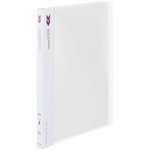 クリヤーブックＫ２　固定式Ａ４縦２０Ｐ透明　５冊画像