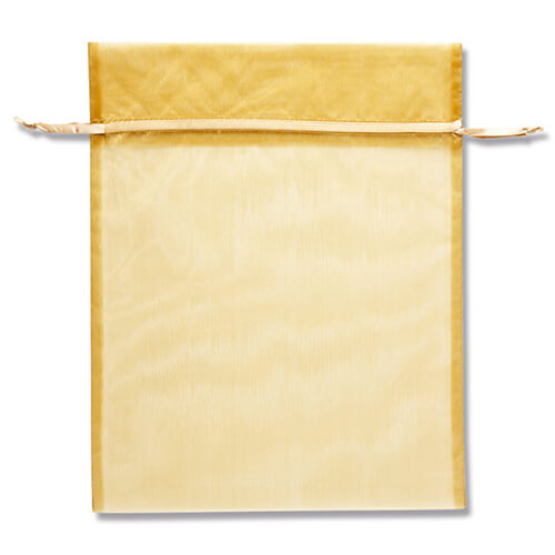 オーガンジーバッグ ＸＬＬ ゴールド １０枚画像