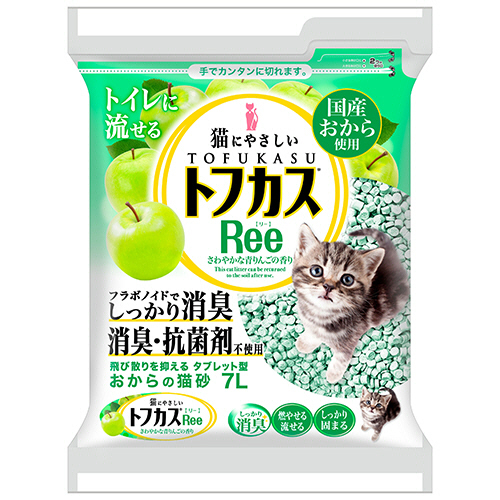 おからの猫砂 ﾄﾌｶｽRee 7L 1ﾊﾟｯｸ画像