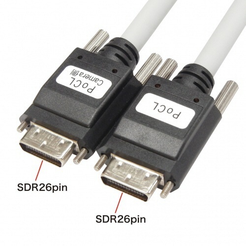 カメラリンク細径PoCLケーブル　(PoCL　SDR/SDR)　2m　1本