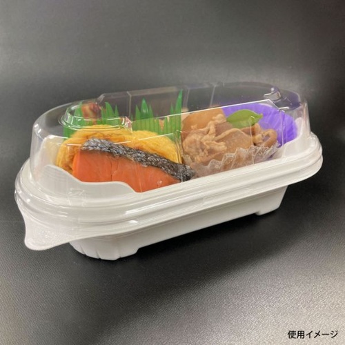 シーピー化成 弁当容器 BFNプランチ21 ホワイト 本体画像