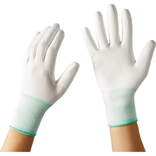 13ｹﾞｰｼﾞ ｳﾚﾀﾝｺｰﾄ手袋 ﾊﾟｰﾑﾀｲﾌﾟ M 1ﾊﾟｯｸ(10双)画像