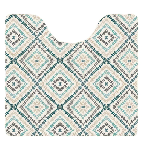 トイレマット クリア 拭ける 55×60cm グラス画像