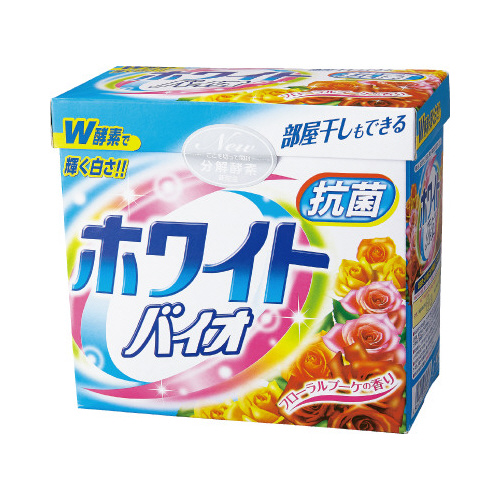 洗たく用合成洗剤ホワイトバイオ　０．８ｋｇ×２０画像